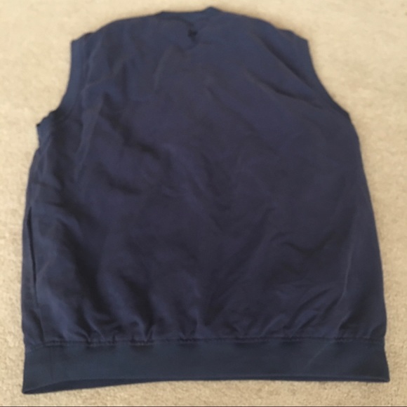 Ashworth Golf Navy V-Neck Wind Resistant Vest-L - Picture 2 of 7